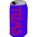 download Soda Can Swill clipart image with 225 hue color