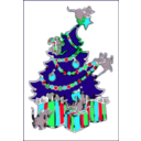 download Colombia Navidad Arbol clipart image with 135 hue color