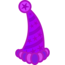download Party Hat clipart image with 90 hue color