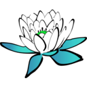 download Lotus Flower clipart image with 90 hue color