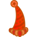 download Party Hat clipart image with 180 hue color