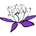 download Lotus Flower clipart image with 180 hue color