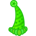 download Party Hat clipart image with 270 hue color