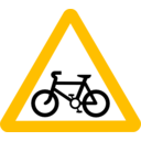 download Roadsign Cycle Route clipart image with 45 hue color