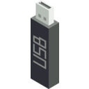 download Cm Isometric Pendrive clipart image with 45 hue color