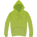 download Blue Hoodie clipart image with 225 hue color