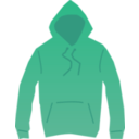 download Blue Hoodie clipart image with 315 hue color