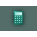 download Blue Ui Calculator clipart image with 315 hue color