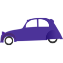 download Two Horsepower 2cv clipart image with 45 hue color