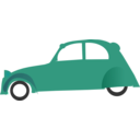 download Two Horsepower 2cv clipart image with 315 hue color