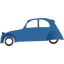 download Two Horsepower 2cv clipart image with 0 hue color