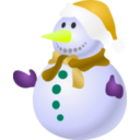 download Snowman clipart image with 45 hue color