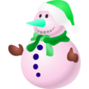 download Snowman clipart image with 135 hue color