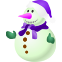 download Snowman clipart image with 270 hue color