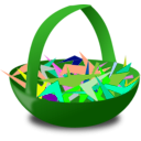 download Cesto De Rifas clipart image with 90 hue color