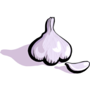 download Garlic clipart image with 225 hue color