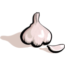 download Garlic clipart image with 315 hue color