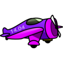 download Ubuplane clipart image with 270 hue color