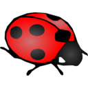 download Lady Bug clipart image with 0 hue color