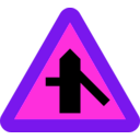 download Roadlayout Sign 3 clipart image with 270 hue color