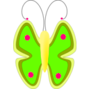 download Butterfly clipart image with 135 hue color