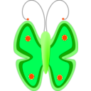 download Butterfly clipart image with 180 hue color