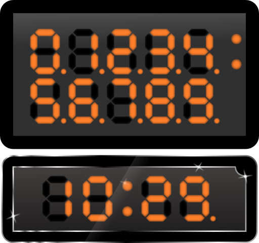 7 Segments Clock