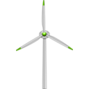download Wind Turbine clipart image with 90 hue color
