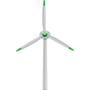 download Wind Turbine clipart image with 135 hue color