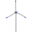 download Wind Turbine clipart image with 225 hue color