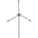 download Wind Turbine clipart image with 0 hue color