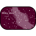 download Milky Way clipart image with 90 hue color