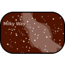 download Milky Way clipart image with 135 hue color
