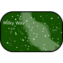 download Milky Way clipart image with 225 hue color