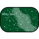 download Milky Way clipart image with 270 hue color