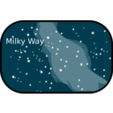 download Milky Way clipart image with 315 hue color