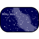 download Milky Way clipart image with 0 hue color