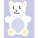 download Polar Bear clipart image with 45 hue color