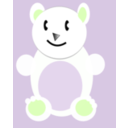 download Polar Bear clipart image with 90 hue color