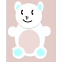 download Polar Bear clipart image with 180 hue color