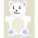 download Polar Bear clipart image with 225 hue color