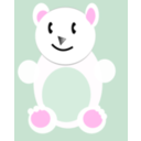 download Polar Bear clipart image with 315 hue color