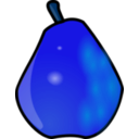 download Pear clipart image with 180 hue color