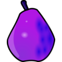 download Pear clipart image with 225 hue color