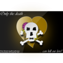download Only The Death Can Kill Our Love clipart image with 45 hue color