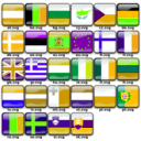 download Flags Of Europe clipart image with 45 hue color