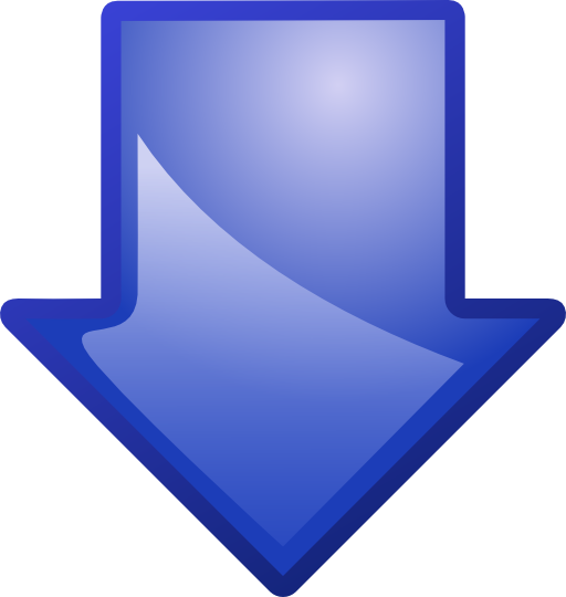 Arrow Blue Down