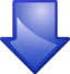 Arrow Blue Down