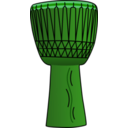 download African Drum 2 clipart image with 90 hue color