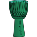 download African Drum 2 clipart image with 135 hue color